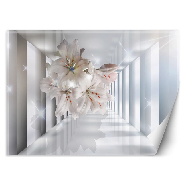 Fototapeta Kwiaty w Tunelu 3D na wymiar PRESTIGE